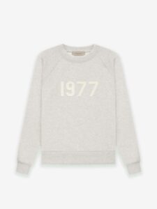 Essentials Crewneck 1977 Sweatshirt- Gray