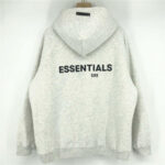 Essentials Fleeces Thick Light Gray Hoodie